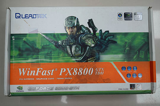 丽台Winfast PX8800 GTX TDH 768MB显示卡（nVIDIA GeForce 8800 GTX芯片）